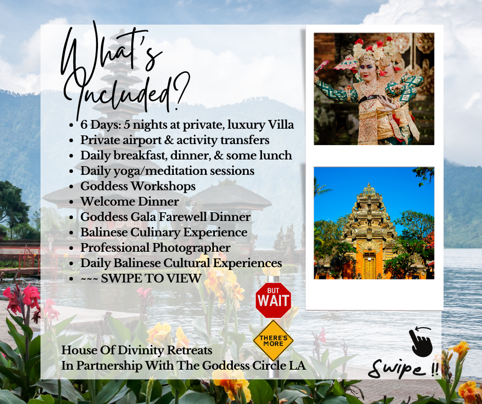 Bali Goddess Retreat Deposit (NonRefundable)